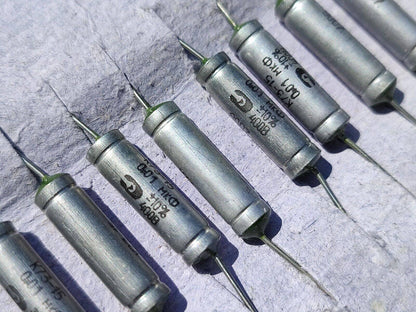20 Stück PETP-Audiokondensator 0,01 uF uF 10 % 400 V K73-15 UdSSR Militärqualität