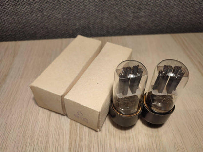 2PCS 6N8S (6Н8С, 6SN7) VACUUM TUBES FOR AMP VINTAGE SOVIET VALVES ORIGINAL BOX