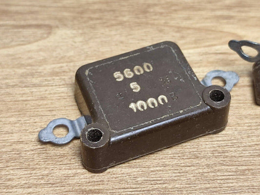 2Pcs. LOT 5600pF 1000V / 1kV 5% RUSSIAN SILVER-MICA CAPACITORS KSO-8 KSO-8