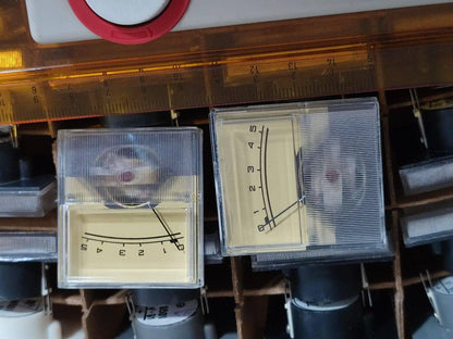 2 Stück VU-Meter-Header Audio DB Level Header Verstärker Level Meter mit Zeiger