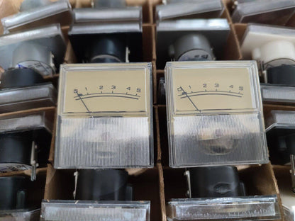 2 Stück VU-Meter-Header Audio DB Level Header Verstärker Level Meter mit Zeiger