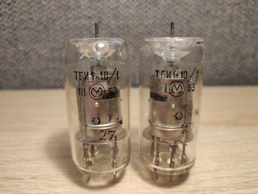 2pcs x TGI1-10/1 MELZ Tube NOS VI-1963 Same date
