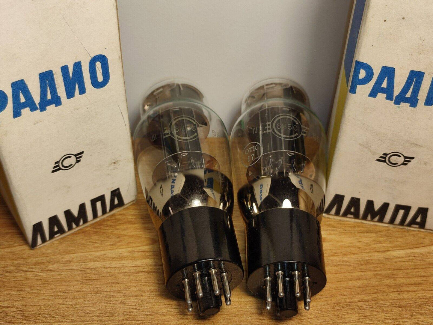 2x 6N5S / 6N13S / 6H13C / 6AS7G / ECC230 SVETLANA Same Date 1968s NEW NOS TUBES