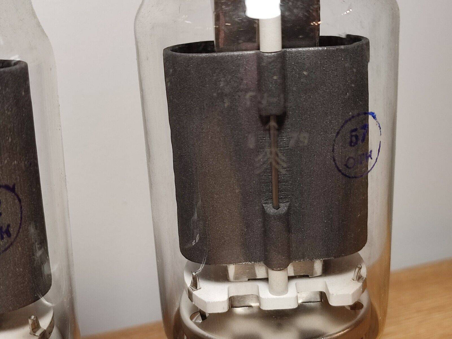 2x ULTRA RARE GU-13 / GU13 / FU-13 / 813 BEAM-TETRODE POWER AUDIO TUBE NOS 70's