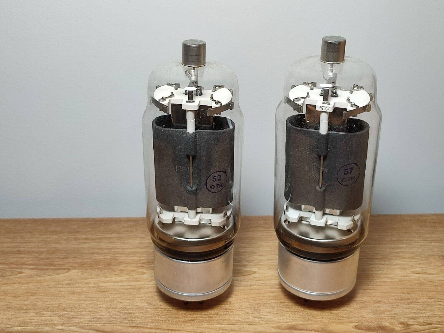 2x ULTRA RARE GU-13 / GU13 / FU-13 / 813 BEAM-TETRODE POWER AUDIO TUBE NOS 70's