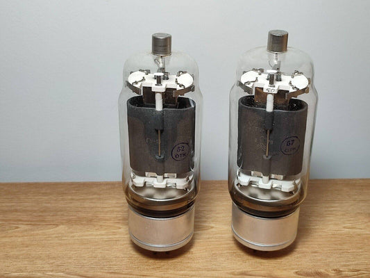 2x ULTRA RARE GU-13 / GU13 / FU-13 / 813 BEAM-TETRODE POWER AUDIO TUBE NOS 70's