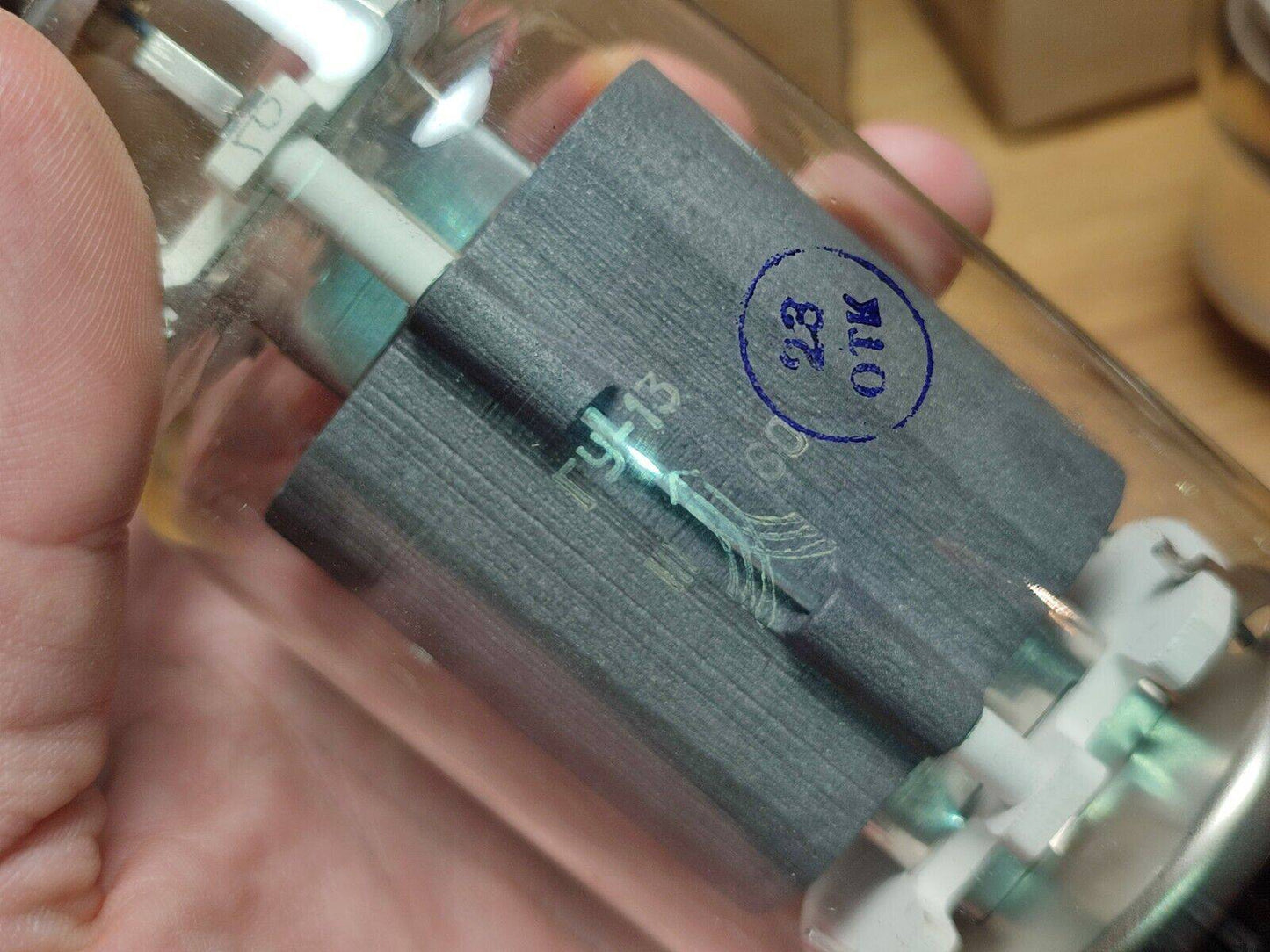 2x ULTRA RARE GU-13 / GU13 / FU-13 / 813 BEAM-TETRODE POWER AUDIO TUBE NOS 80's