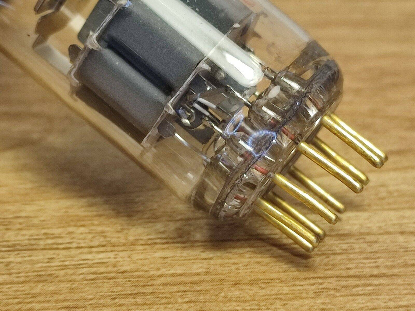 2x Valvo E88CC Tube Red Print Pair Tested Tube Amplifier Gold Pin USED