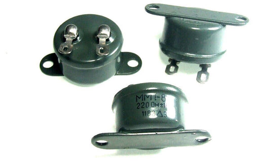 3 Pcs LOT 220 Ohm NTC Thermistor MMT-8 ±10% 600mW 220R - Soviet