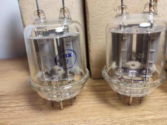 3Pcs. GU-29 / GU29 / ГУ-29 / Vintage USSR Double Tetrode tubes