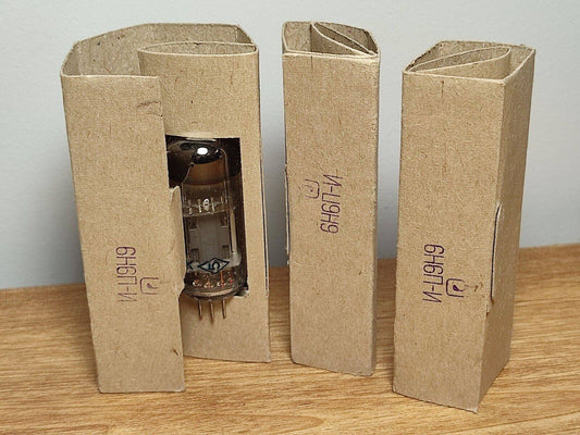 3x 6N6P-I = ECC99, E182CC Double Triode Tube Soviet USSR SAME DATE 90's NEW