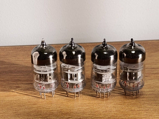 4 pcs 1969's 6N2P-E Tubes DIFFERENT PINS ECC83/12AX7 Rocket VOSKHOD NOS Russian