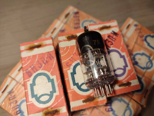 4 PCS 6N3P-I 6Н3П-И (2C51/6385/ECC42) NEW REFLECTOR VACUUM TUBES NOS NIB