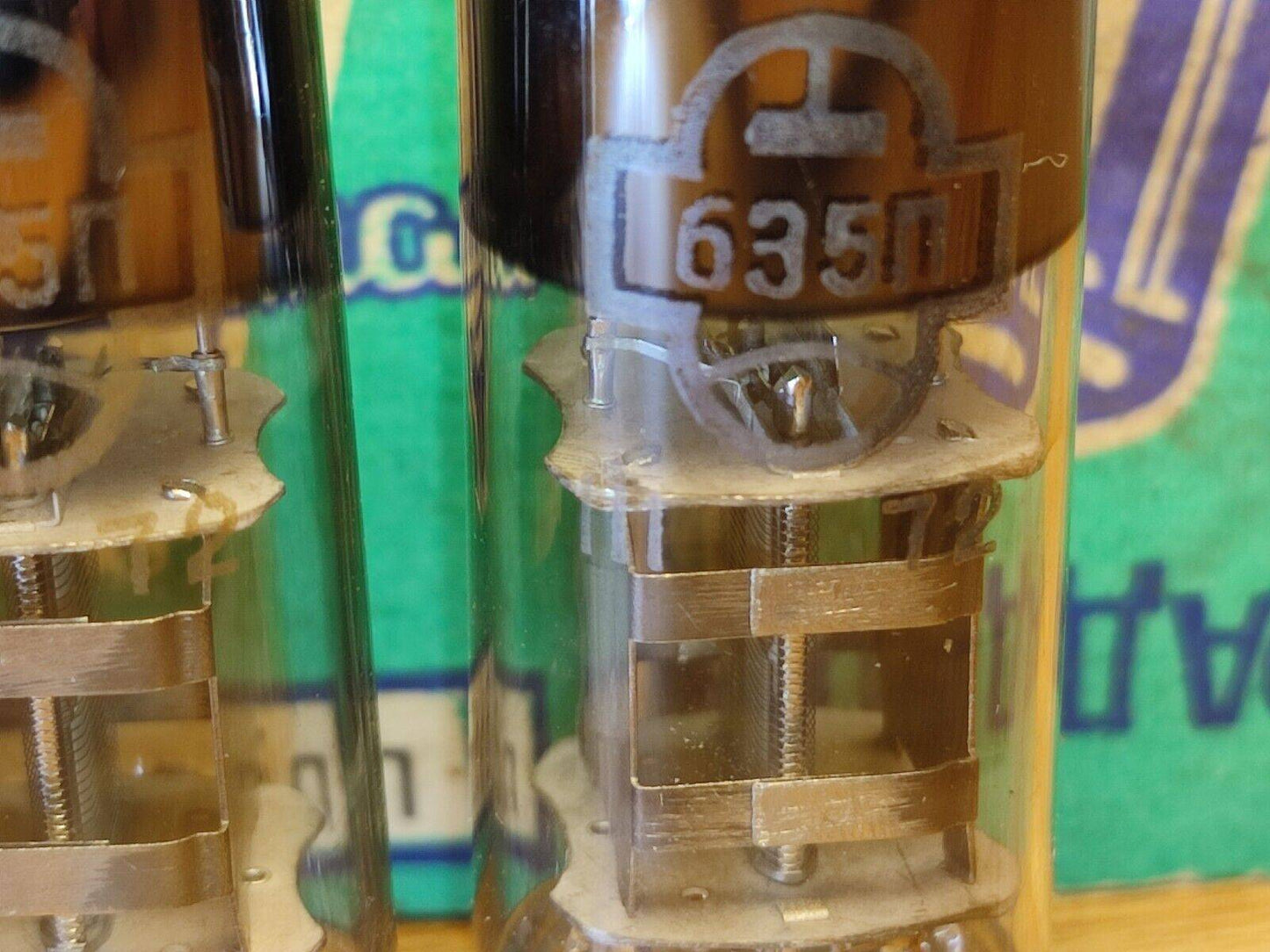 4 pcs (Quad ) 6E5P RUSSIAN AUDIOPHILE TETRODE HF VACUUM TUBE TESTED NOS NIB