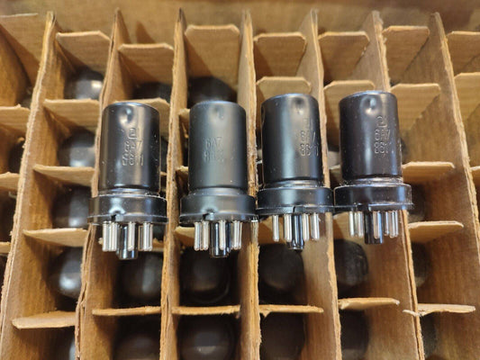 4pcs 6A7 (6SA7 6SB7 5961 6A7) USSR HEPTODE TUBES / NOVOSIBIRSK / Same Date NEW