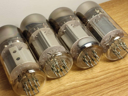 4pcs 6P42S 6П42С  VACUUM TETRODE TUBES SVETLANA USED TESTED