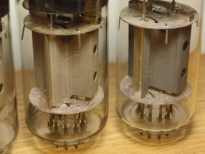 4pcs 6P42S 6П42С  VACUUM TETRODE TUBES SVETLANA USED TESTED