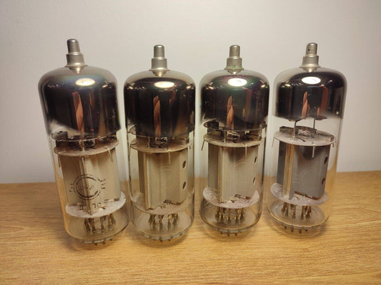 4pcs 6P42S 6П42С  VACUUM TETRODE TUBES SVETLANA USED TESTED