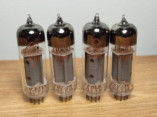 4PCS 6P43P-E ( SIMILAR TO EL86 / EL84 ) OUTPUT pentode NOS NEW TUBES
