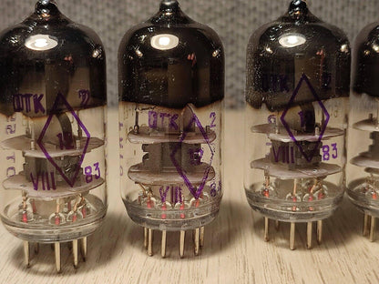 4 Stück 6S4P-EV (6С4П-ЕV EC86 PC86 WE417A) SOWJETISCHE RÖHREN / REFLEKTOR / NEU NOS 80er