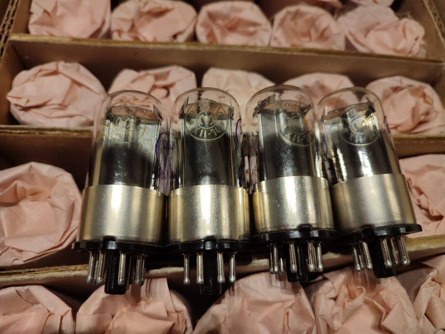 4psc 2D9S 2д9с High Stable Vacuum Diode Metal Base tube NEW NOS SAME DATE 1974