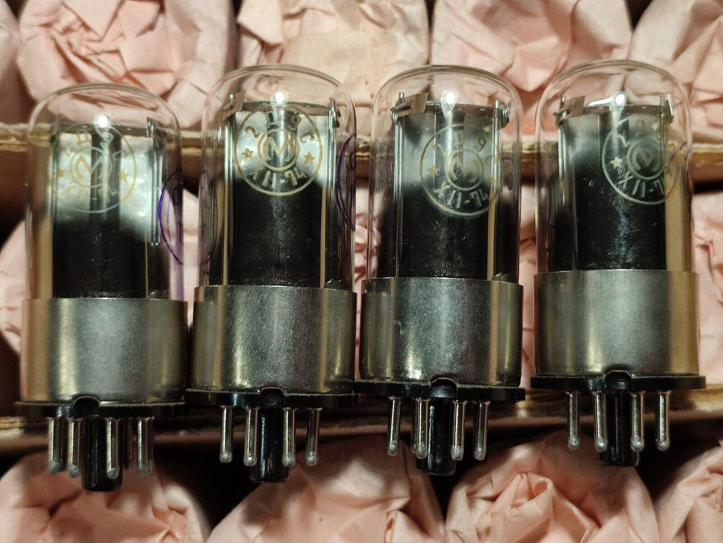4psc 2D9S 2д9с High Stable Vacuum Diode Metal Base tube NEW NOS SAME DATE 1974
