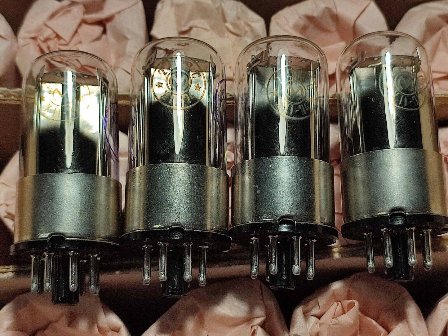 4psc 2D9S 2д9с High Stable Vacuum Diode Metal Base tube NEW NOS SAME DATE 1974