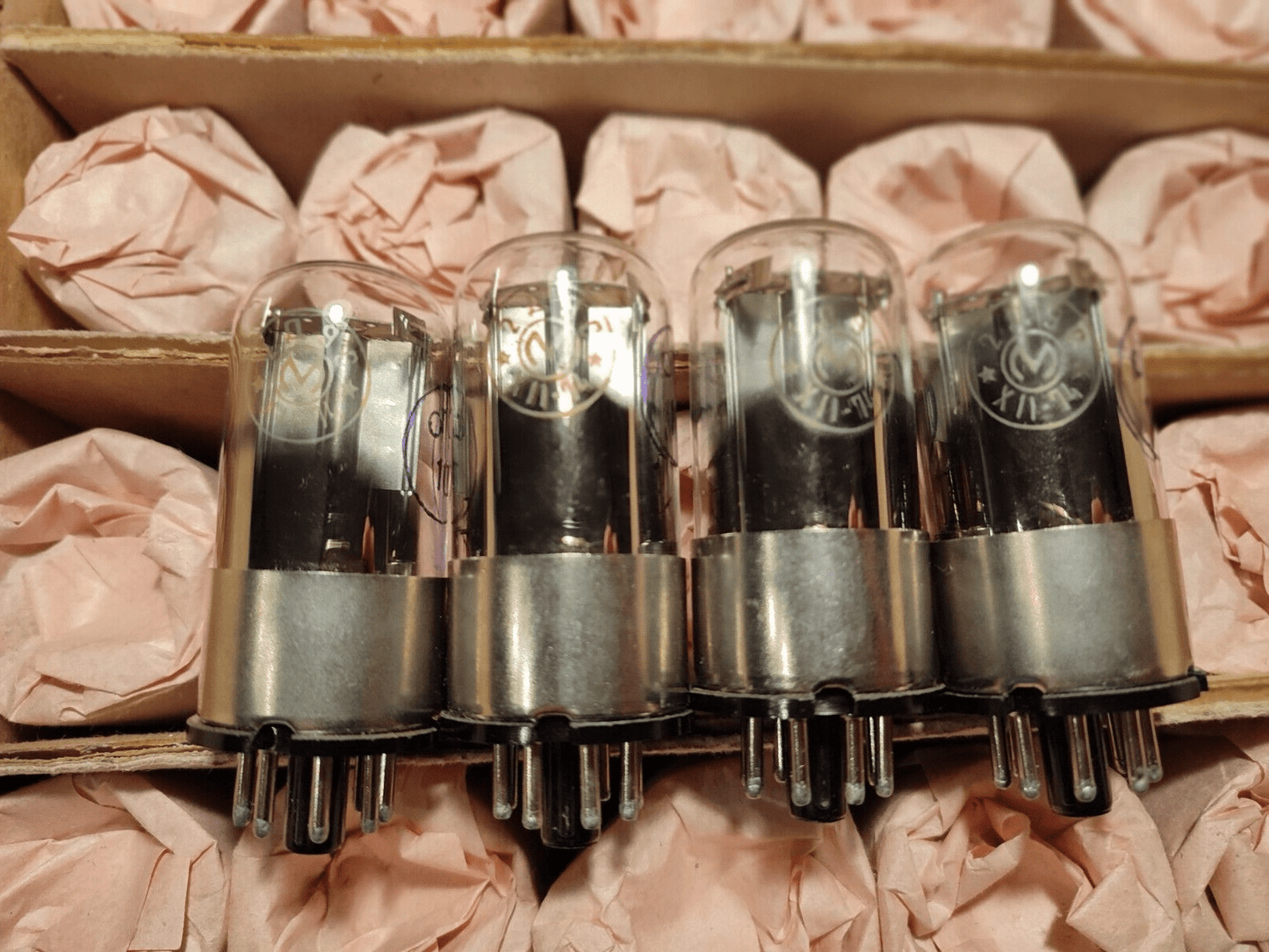 4psc 2D9S 2д9с High Stable Vacuum Diode Metal Base tube NEW NOS SAME DATE 1974