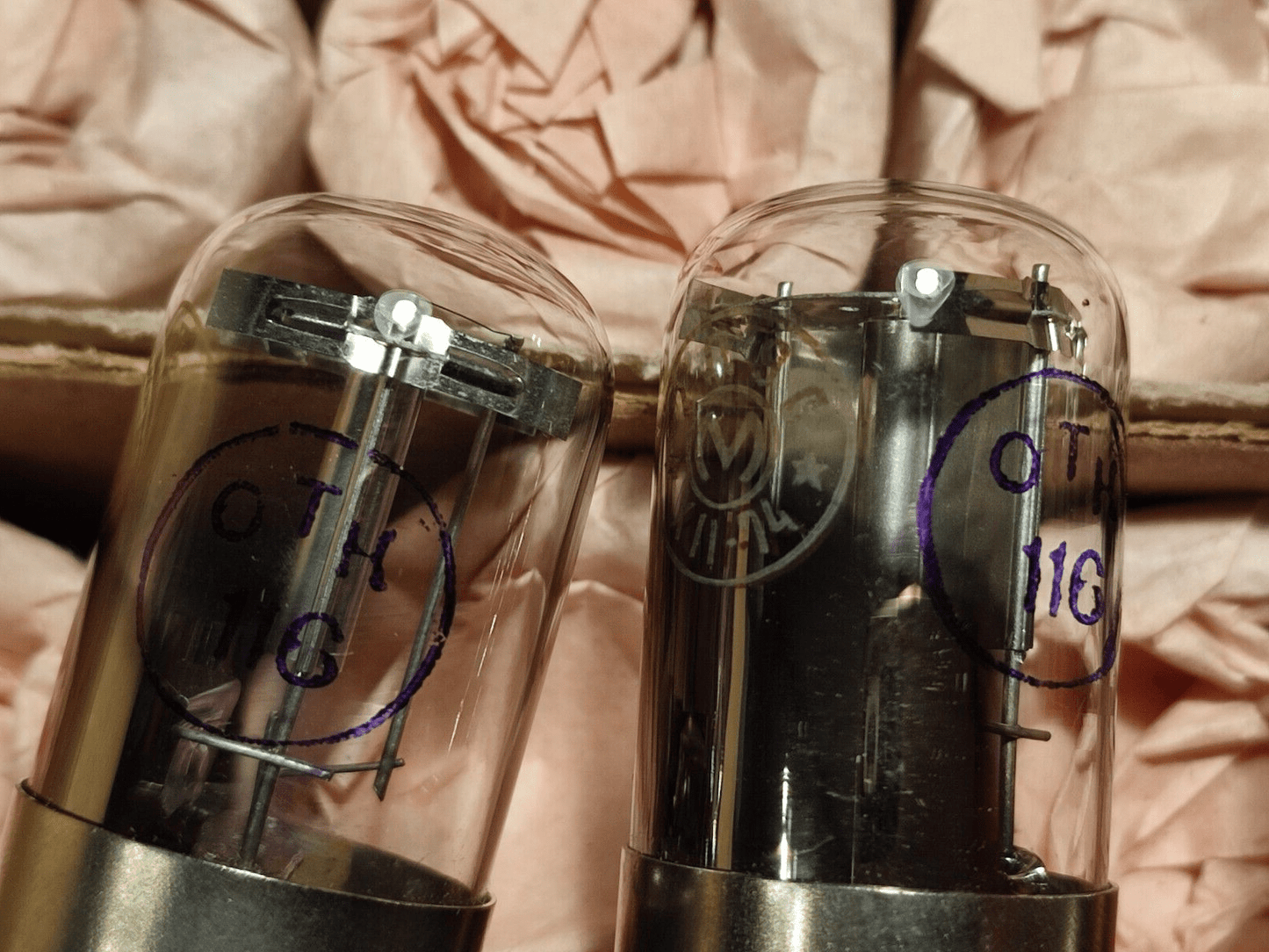 4psc 2D9S 2д9с High Stable Vacuum Diode Metal Base tube NEW NOS SAME DATE 1974