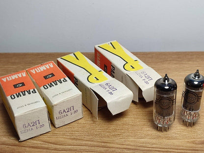 4x 6A2P/EK90/6BE6 NOS RUSSIA Tube Röhre Lampe