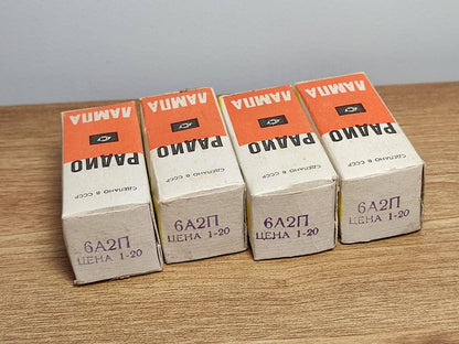 4x 6A2P/EK90/6BE6 NOS RUSSIA Tube Röhre Lampe