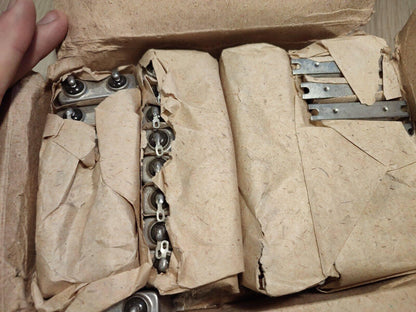 4x MBGCH-1 0,25uF 0,25uF 750V PAPIER IN ÖL Paar PiO-Kondensatoren МБГЧ