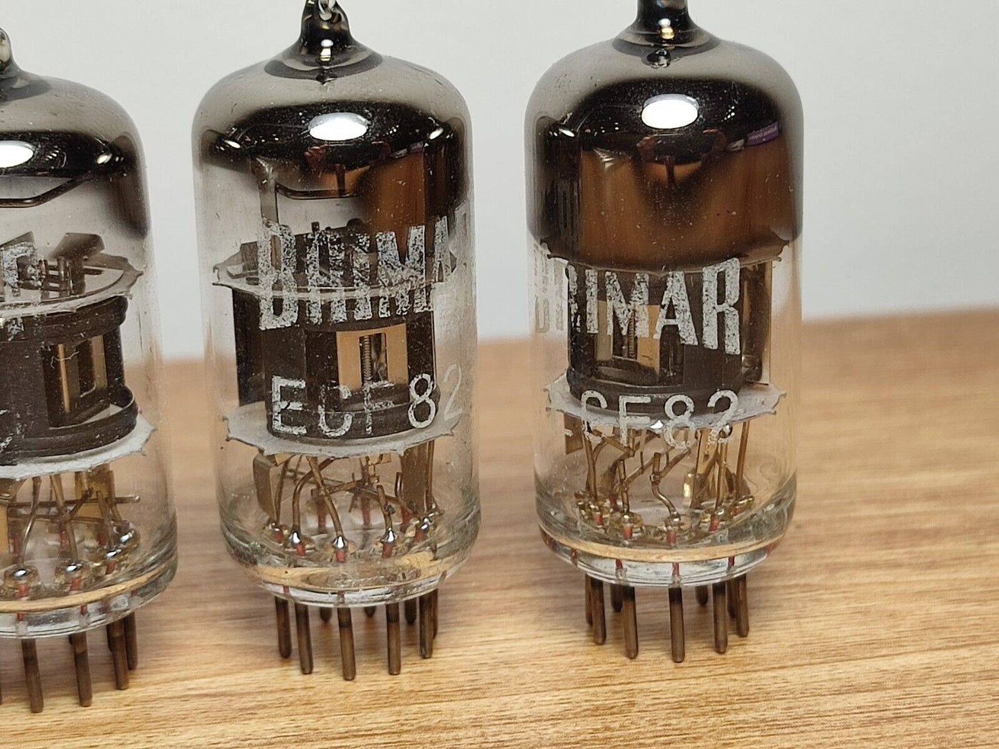 5Pcs USED Brimar ECF82 - D-getter black plate Tubes