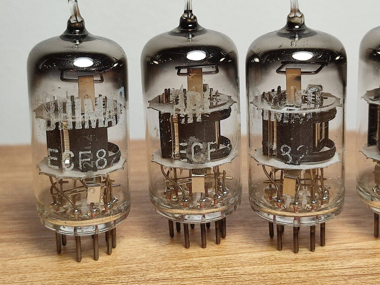 5Pcs USED Brimar ECF82 - D-getter black plate Tubes