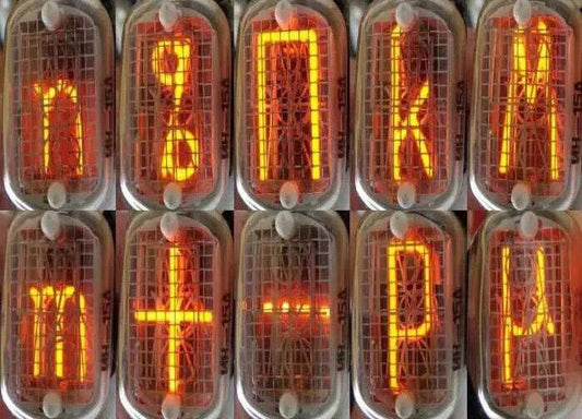 6 Pcs  IN-15 IN-15A nixie tubes SYMBOL Vintage NEON indicators NOS NEW indicator