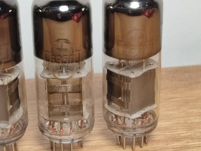 6E5P 6Э5П audiophile Tetroderöhre mit Reflektorausgang, sowjetisches QUAD, 70er! 4 Stück NOS
