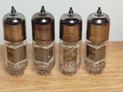 6E5P 6Э5П audiophile Tetroderöhre mit Reflektorausgang, sowjetisches QUAD, 70er! 4 Stück NOS