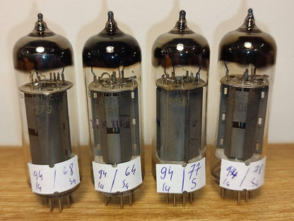 6P14P-EV = EL84 6BQ5 Röhren NNOS Matched Quad Sowjetische Röhren Verschiedene Daten
