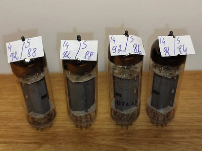 6P14P-EV = EL84 6BQ5 Röhren NNOS Matched Quad Sowjetische Röhren Verschiedene Daten