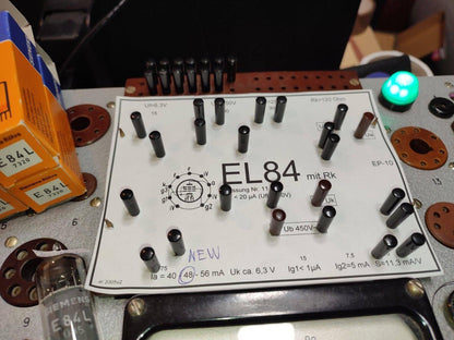 6P14P-EV = EL84 6BQ5 Röhren NNOS Matched Quad Sowjetische Röhren Verschiedene Daten