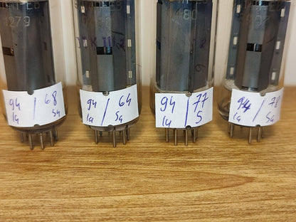 6P14P-EV = EL84 6BQ5 Röhren NNOS Matched Quad Sowjetische Röhren Verschiedene Daten