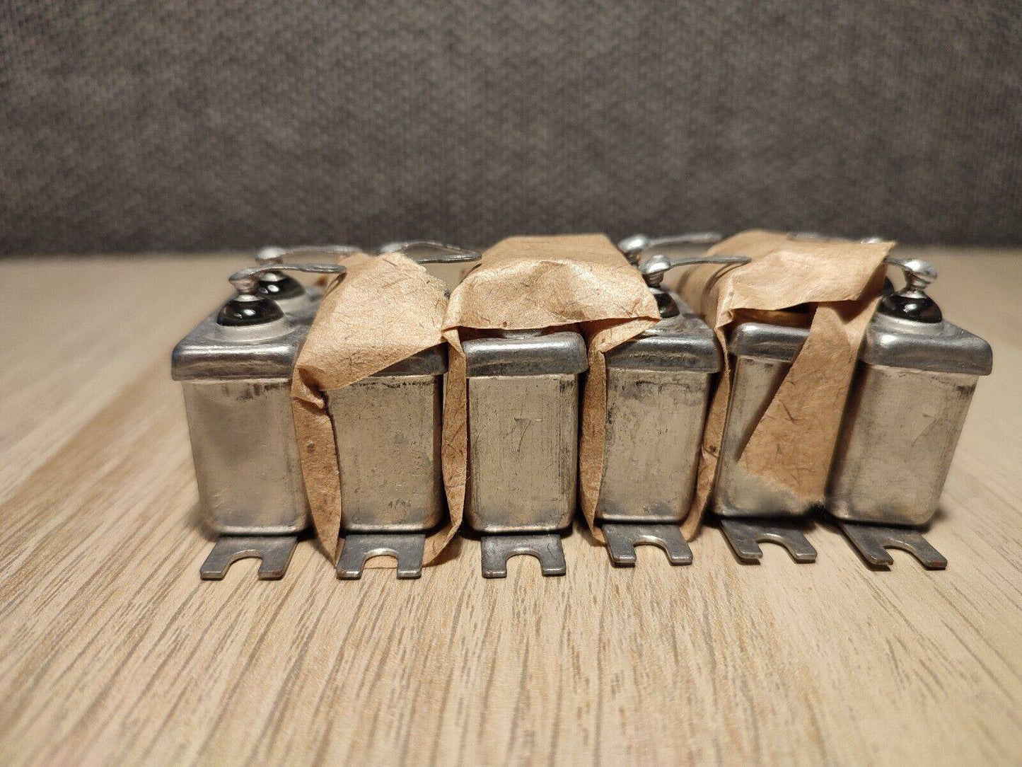 6Pcs Lot of 0.24uF 630 V RUSSIAN PAPER IN OIL PIO AUDIO CAPACITOR MBGP-2 МБГП–2