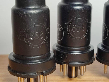 6x 6B8 (6Б8) Military Version Russian Double Diode-Pentode Tubes Röhre NOS 60's