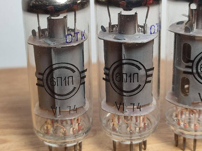 EU Stock! 6P1P 6P1  (4pcs) SVETLANA TUBES / VALVES New NOS 70'S