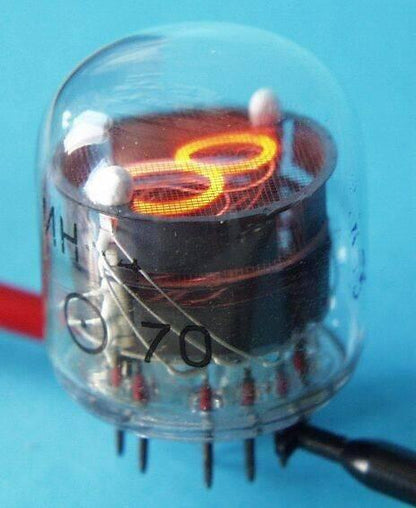 IN-4 IN4 Nixie skaitmeninio vamzdelio ekrano indikatorius NOS TSRS NAUJA (ta pati data) 6 vnt