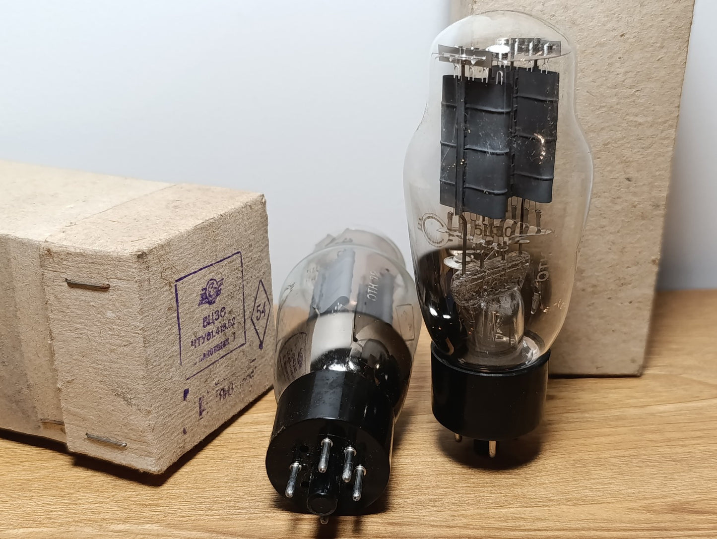 2pcs. 5C3S 5Ц3С (5U4G / 5U3C) NEW SVETLANA USSR TUBES GRAY ANODE TESTED 80's